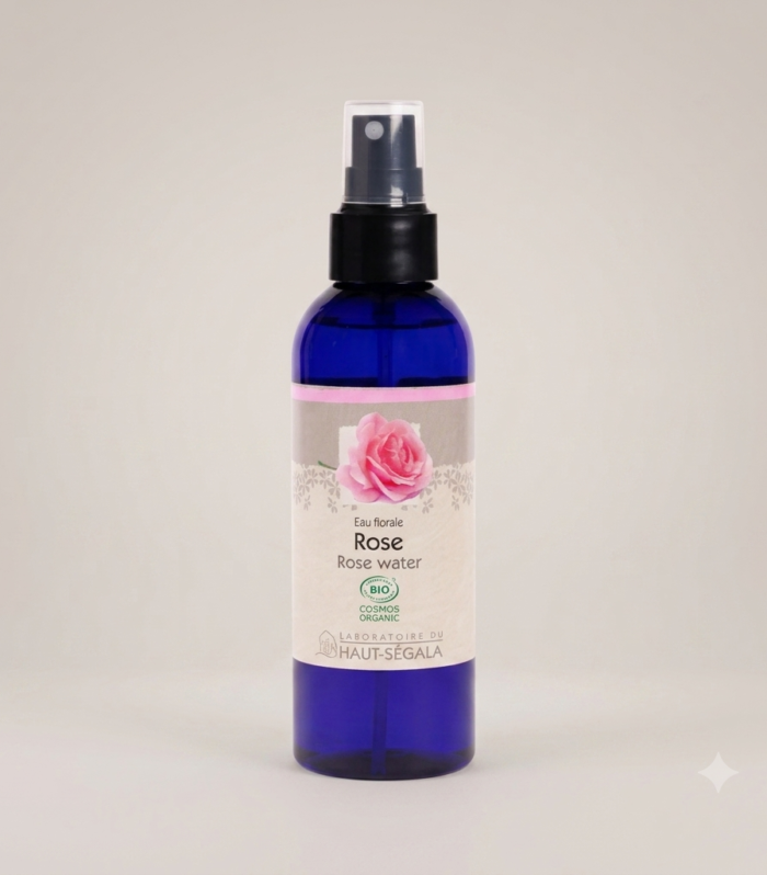 Eau Florale de Rose Bio - Tonifiant et Éclat du Teint